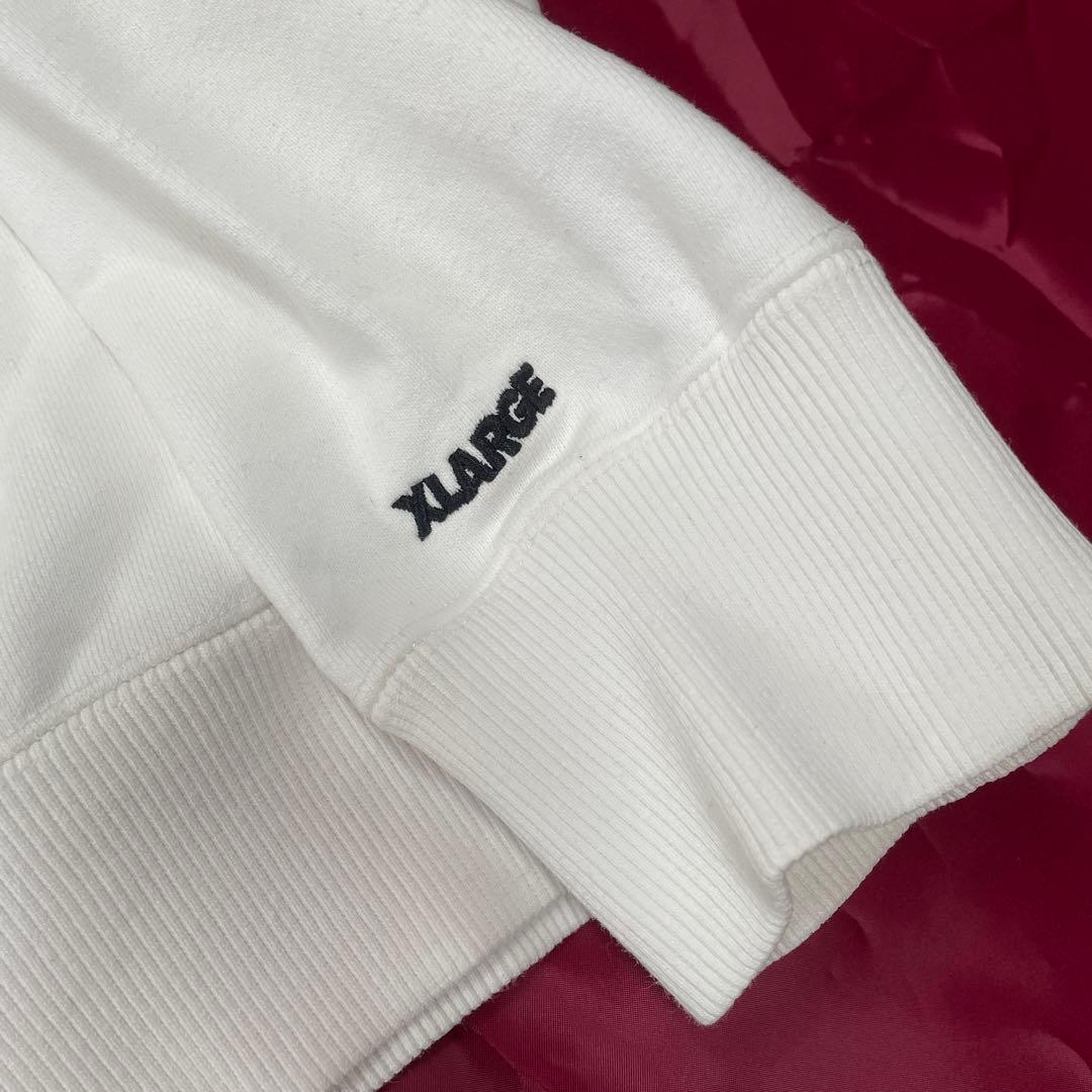 XLARGE エクストララージ　ホワイトスウェット メンズLの写真5枚目