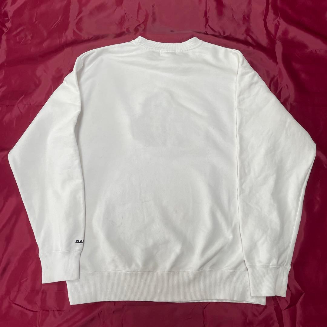 XLARGE エクストララージ　ホワイトスウェット メンズLの写真6枚目