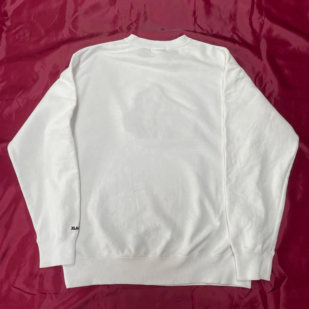 XLARGE エクストララージ ホワイトスウェット メンズLの写真6枚目