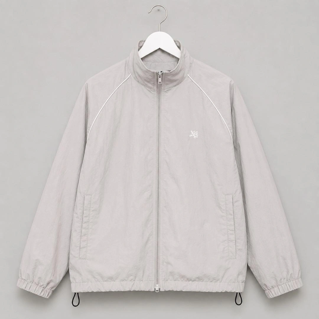 XLARGE エクストララージ ライトグレー ナイロンジャケット Lサイズ