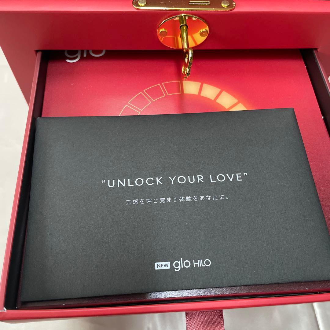 glo HILO 電子タバコ 本体 宝石箱セット 鍵・クロス付き 新品の写真3枚目
