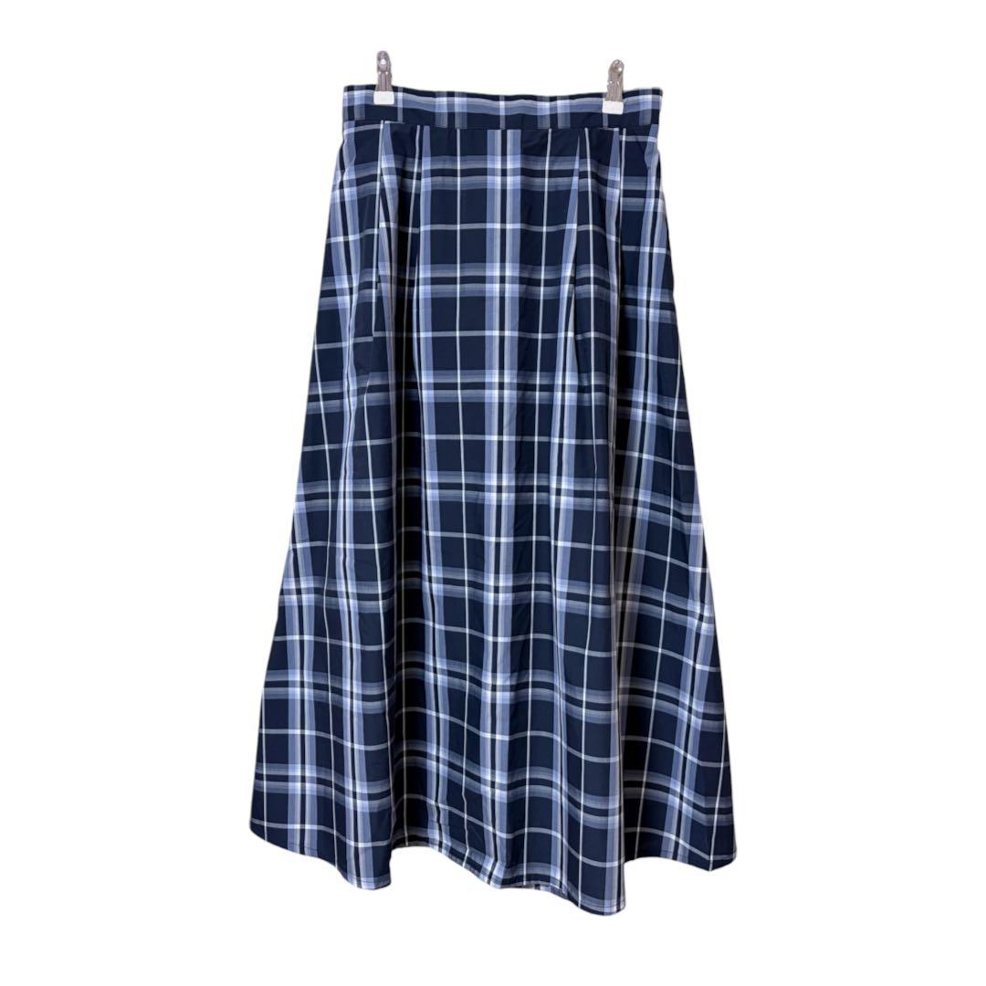 【美品】ハニーズ チェック柄 フレアスカートLLサイズ　ロング丈 Honeys