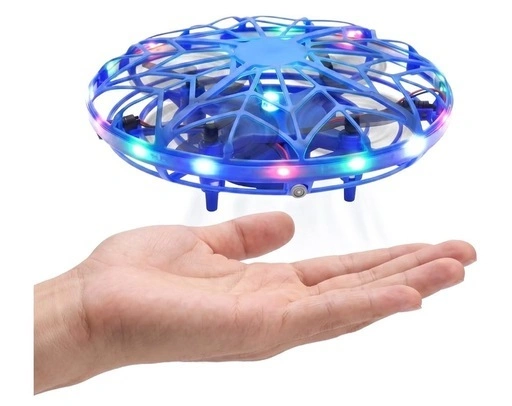 フライングボール 360°回転 UFOおもちゃ ブルー 新品未開封の写真2枚目