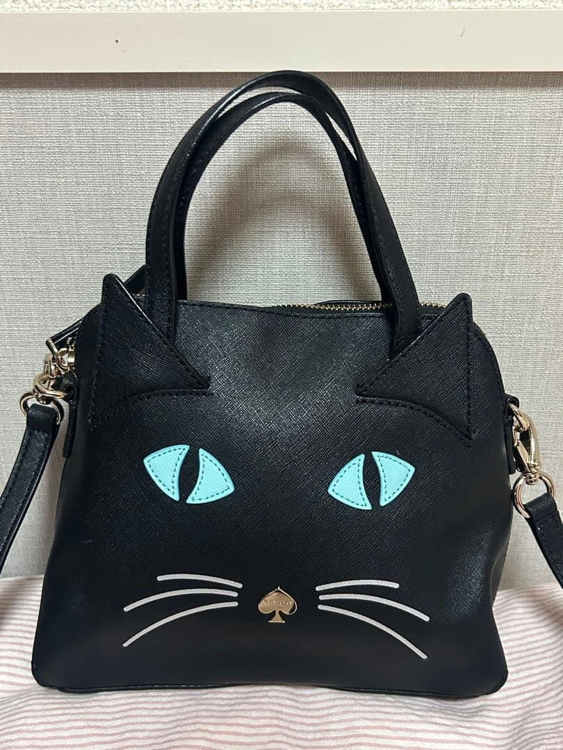 超初期・未使用kate spade cat meow 2WAYバッグ 猫モチーフ