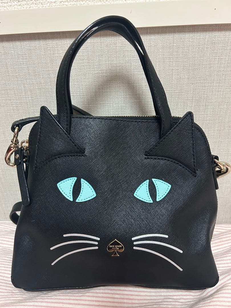 超初期・未使用kate spade cat meow 2WAYバッグ 猫モチーフの写真4枚目