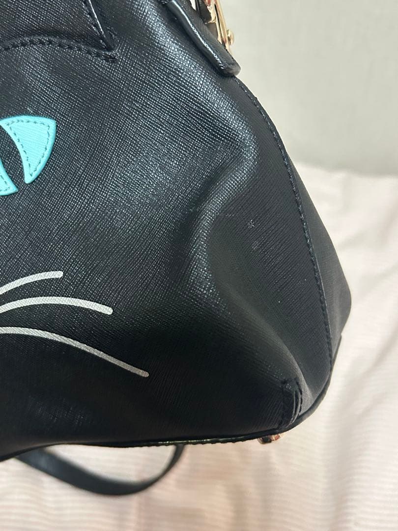超初期・未使用kate spade cat meow 2WAYバッグ 猫モチーフの写真5枚目