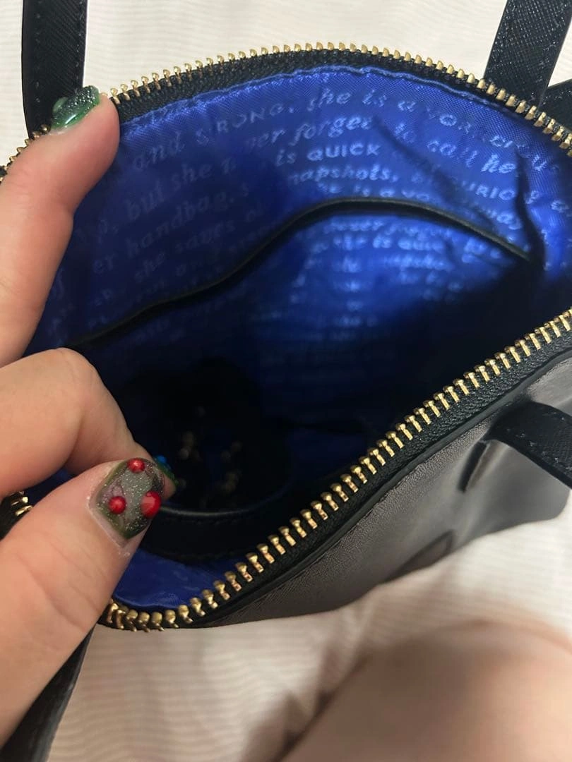 超初期・未使用kate spade cat meow 2WAYバッグ 猫モチーフの写真7枚目