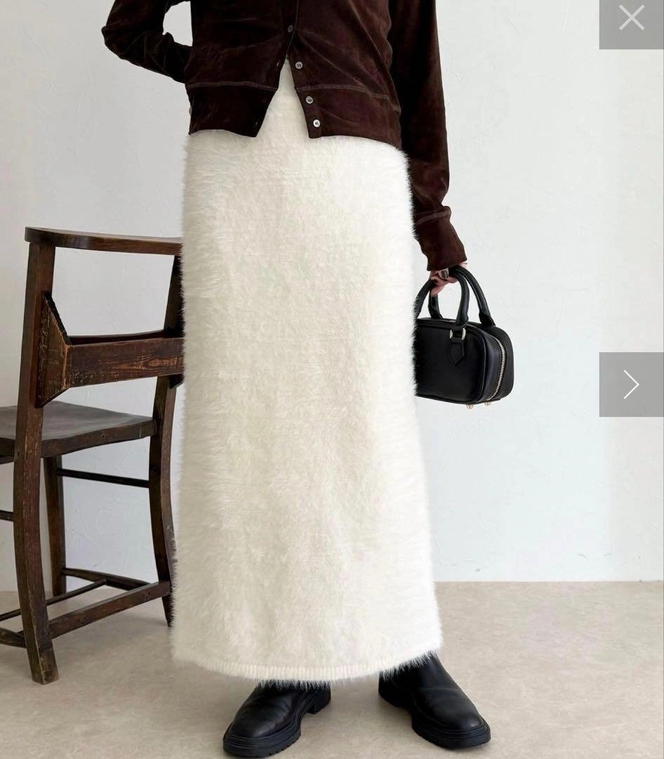 フレディアンドグロスター シャギーニットスカート ZARA