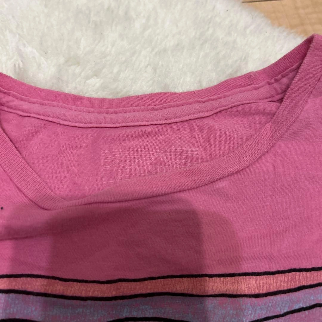 ハワイ購入 Patagonia ピンク Tシャツの写真2枚目