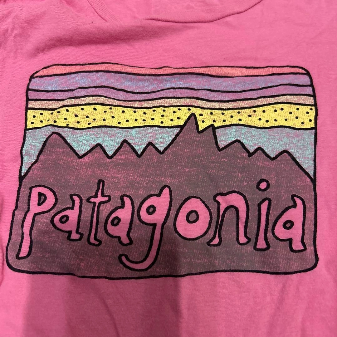ハワイ購入 Patagonia ピンク Tシャツの写真3枚目