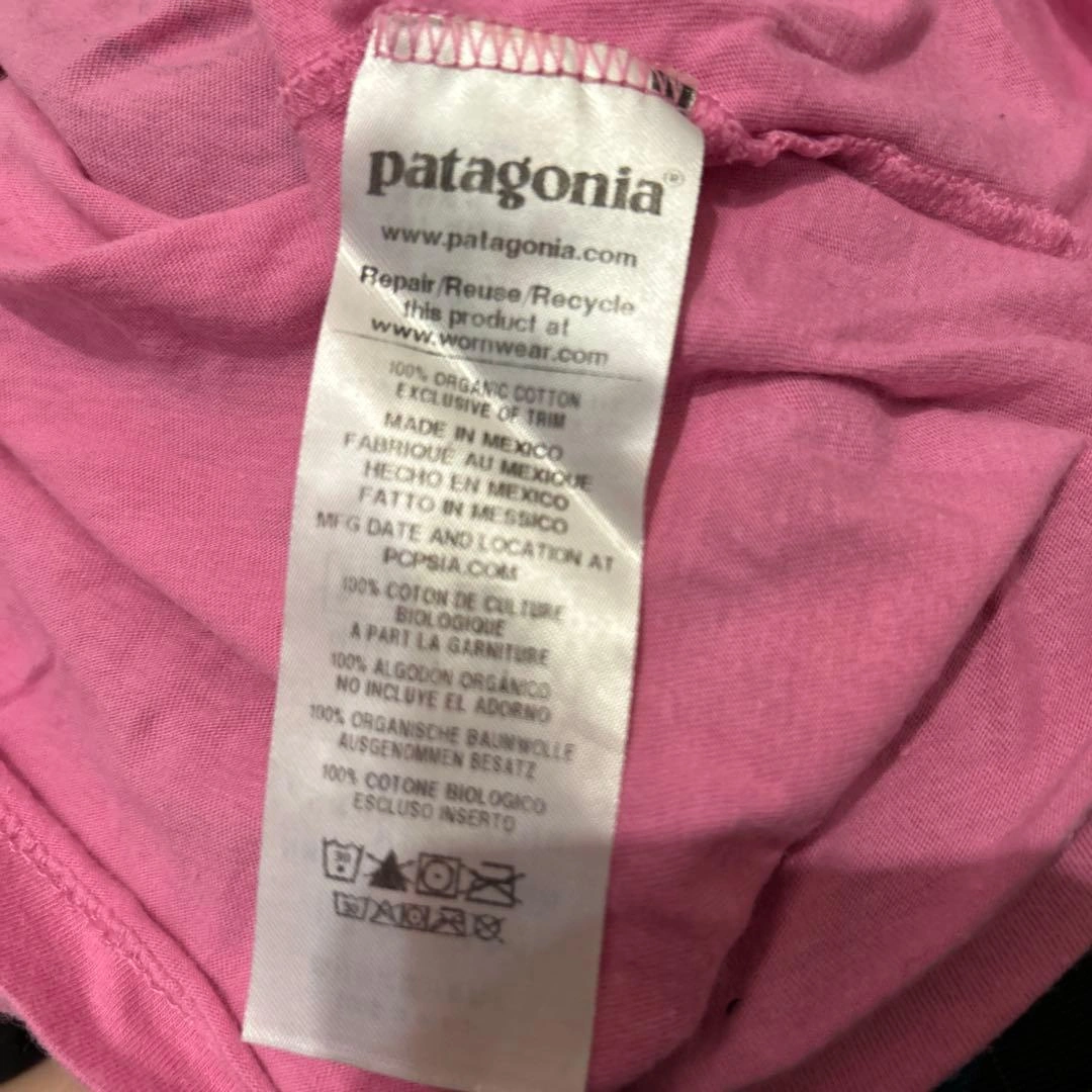 ハワイ購入 Patagonia ピンク Tシャツの写真5枚目