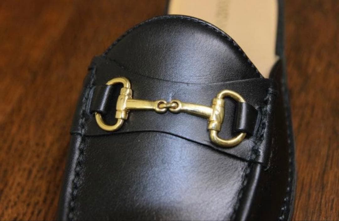 CAMINANDO カミナンド ビットモカシンスリッパ ５ 黒 サンダルの写真3枚目