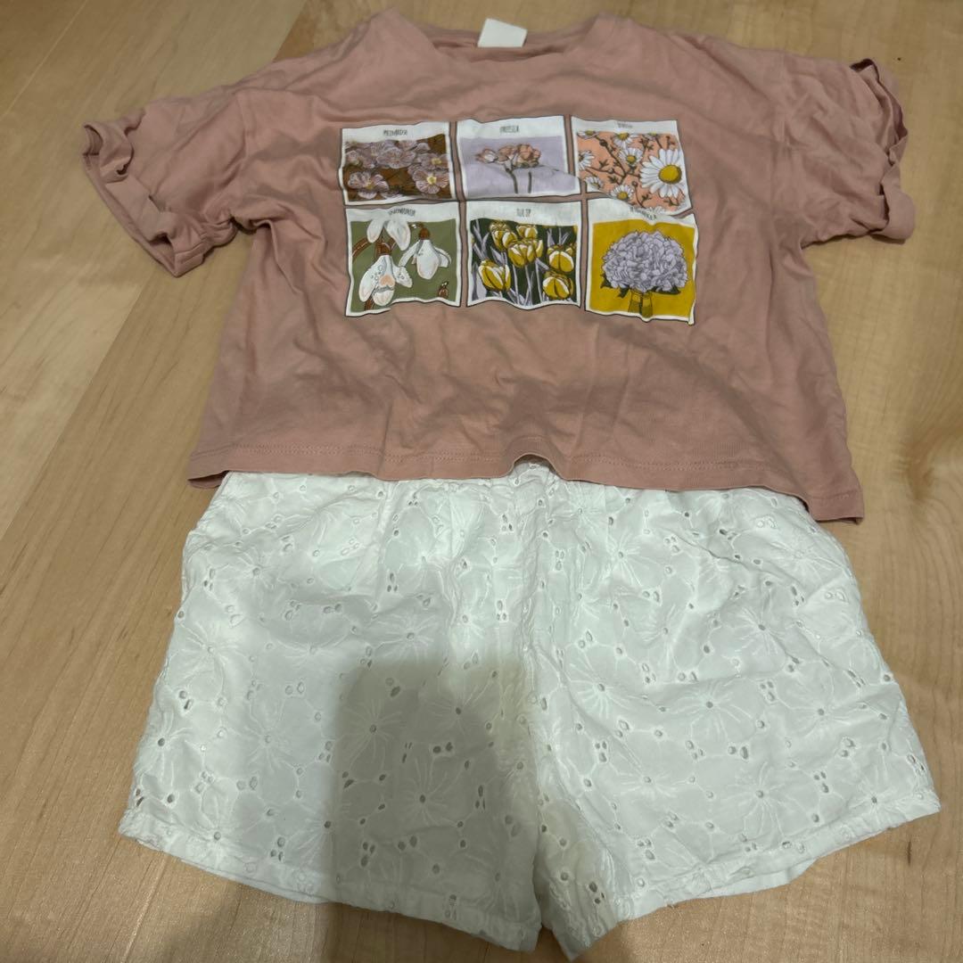 petit main パンツ　キッズ ZARAトップス ショーセット 120