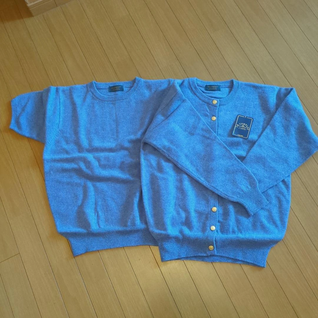 LB COMPANY ウール カーディガン 半袖ニット