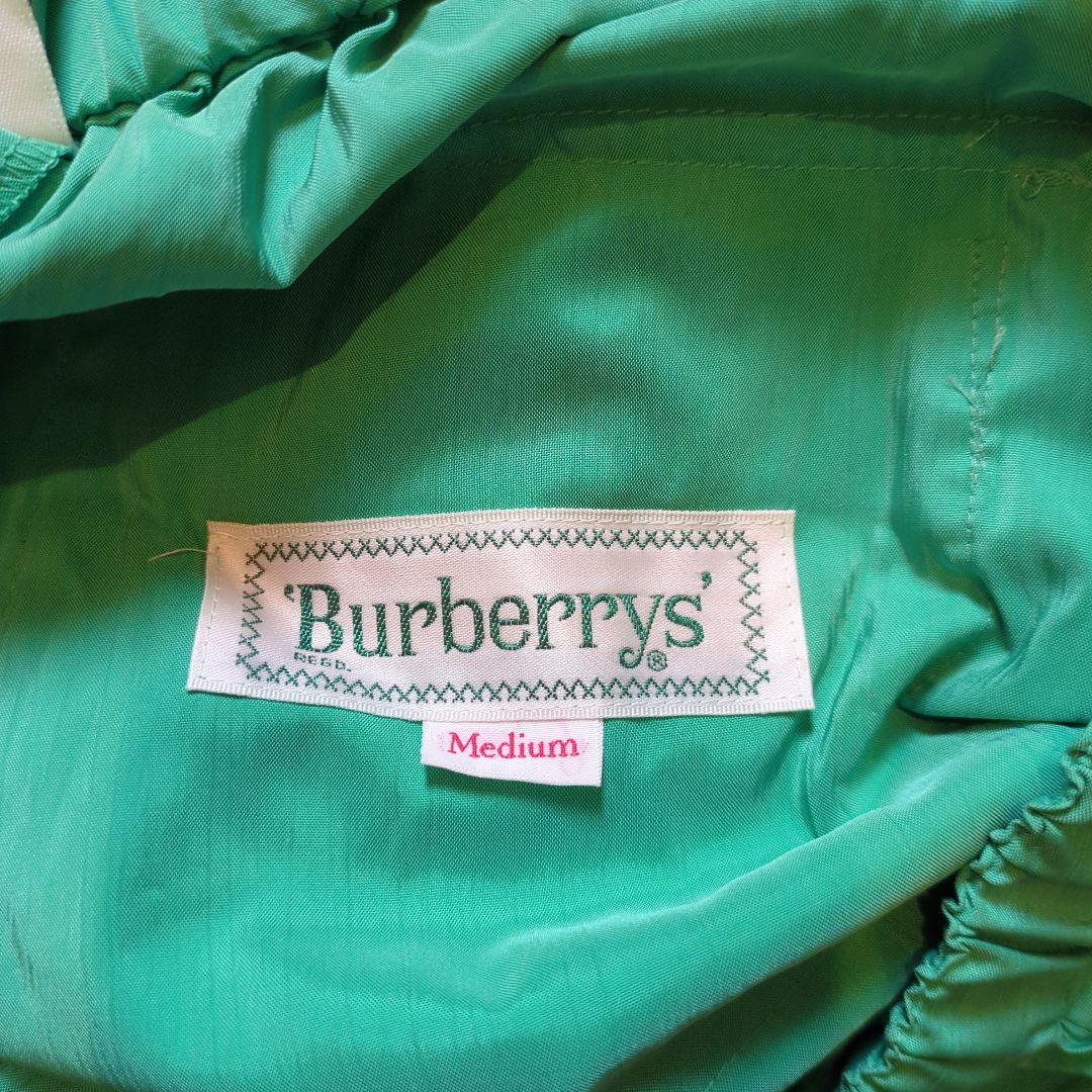 Burberrys ターコイズ ボタン付きスカートの写真7枚目