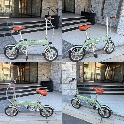 【2023年前後モデル 】 ホールドオン HoldOn オシャレな 電動自転車 Q1J MATEみたいな形のバッテリーの写真3枚目