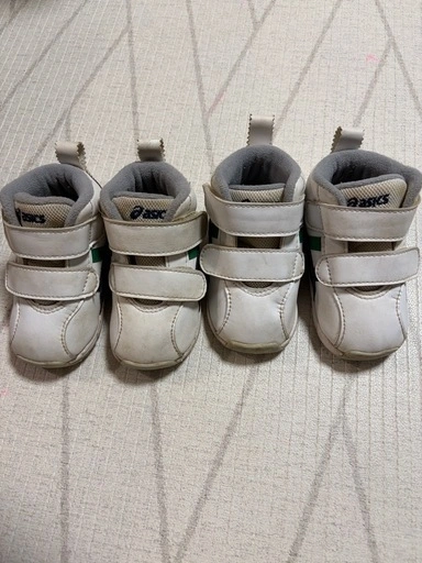 ASICS アシックス SUKU2 スクスク 13cm 2足セット 双子 お揃い