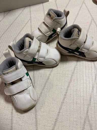 ASICS アシックス SUKU2 スクスク 13cm 2足セット 双子 お揃いの写真3枚目