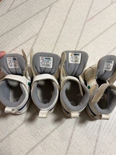 ASICS アシックス SUKU2 スクスク 13cm 2足セット 双子 お揃いの写真5枚目