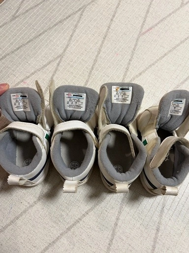 ASICS アシックス SUKU2 スクスク 13cm 2足セット 双子 お揃いの写真5枚目