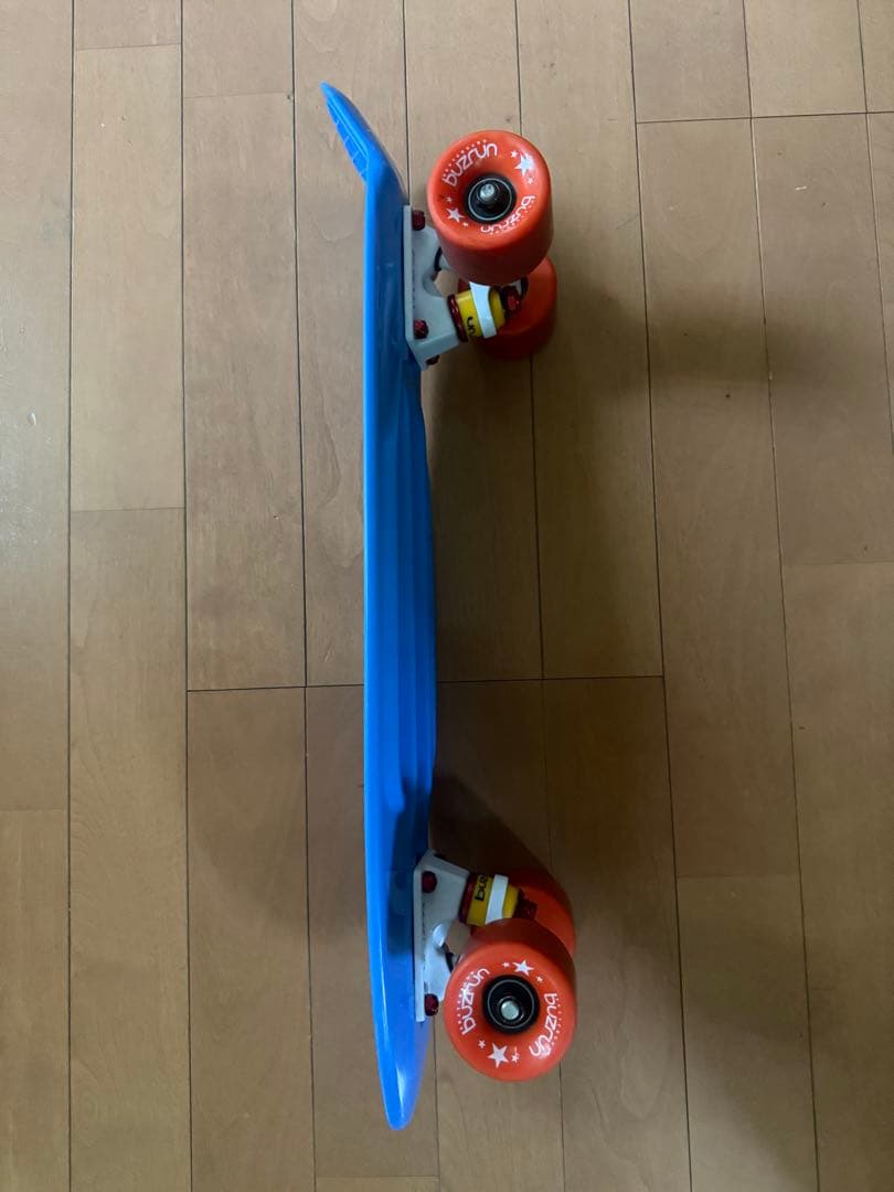 BUZRUN バズラン ミニクルーザー スケートボード 55cm ブルー 美品の写真3枚目