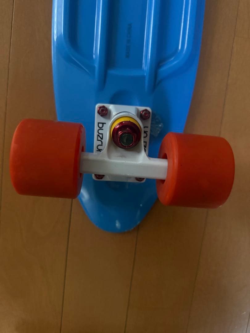 BUZRUN バズラン ミニクルーザー スケートボード 55cm ブルー 美品の写真4枚目