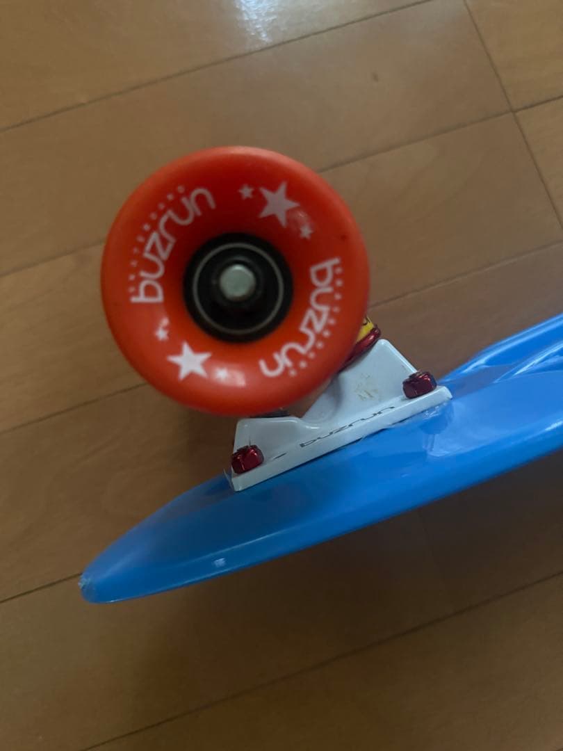 BUZRUN バズラン ミニクルーザー スケートボード 55cm ブルー 美品の写真5枚目