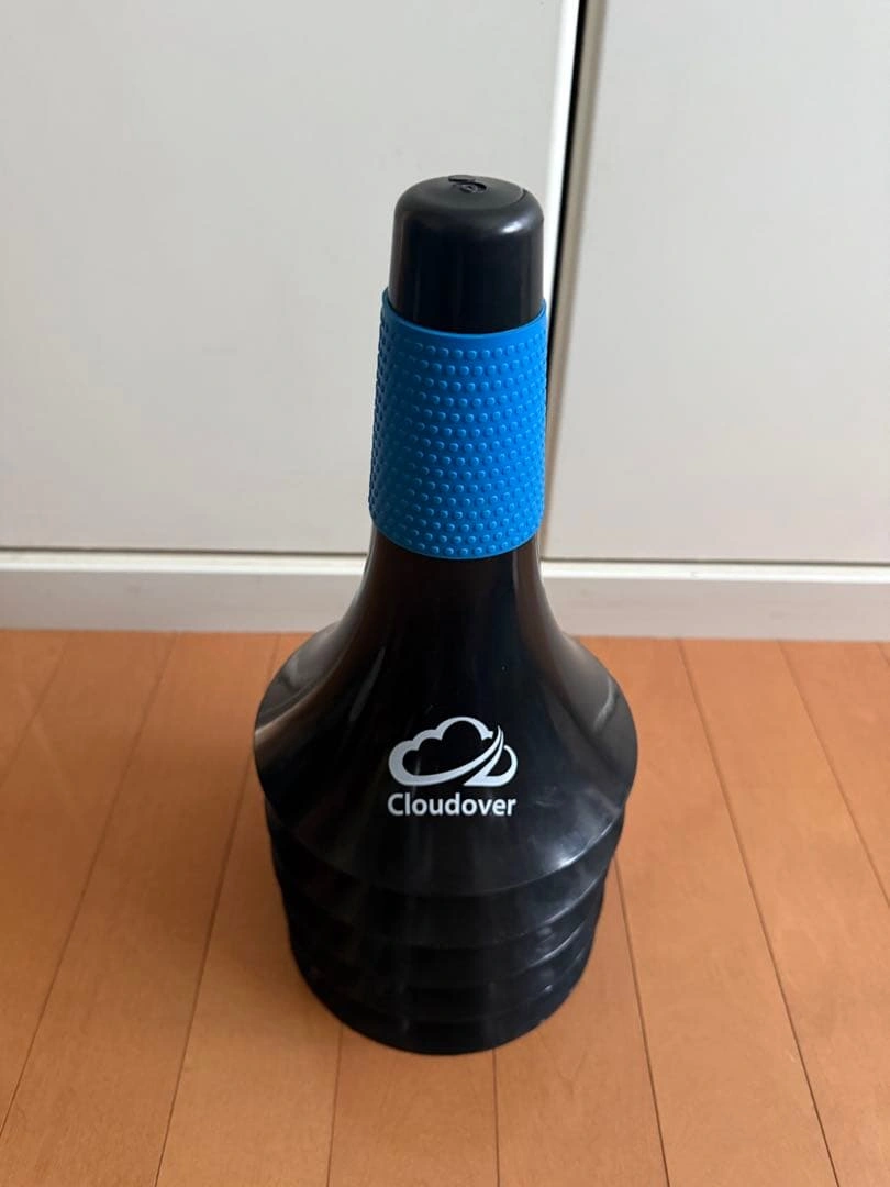 Cloudover トレーニングコーン 5個セット 約27cm 黒×青