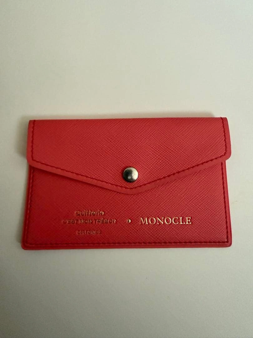 希少 MONOCLE × DELFONICS キトリ カードケース レッド