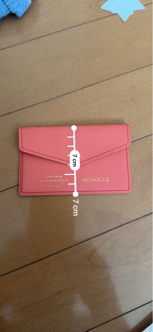 希少 MONOCLE × DELFONICS キトリ カードケース レッドの写真5枚目