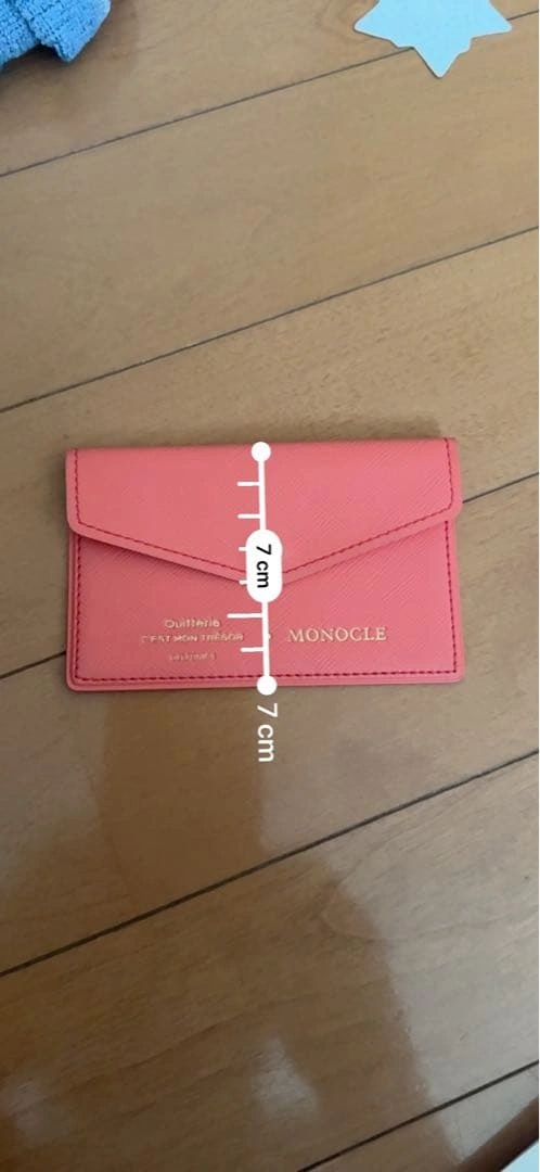 希少 MONOCLE × DELFONICS キトリ カードケース レッドの写真5枚目