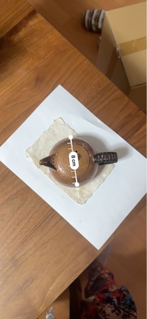 希少 韓国 仁寺洞 手作り 銅製 急須 槌目 茶器 韓国工芸 一点物の写真10枚目