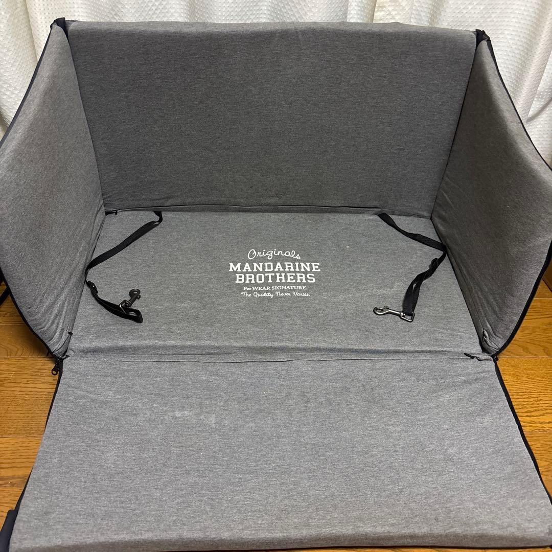 MANDARINE BROTHERS ドライビングクッション ワイド 黒の写真4枚目