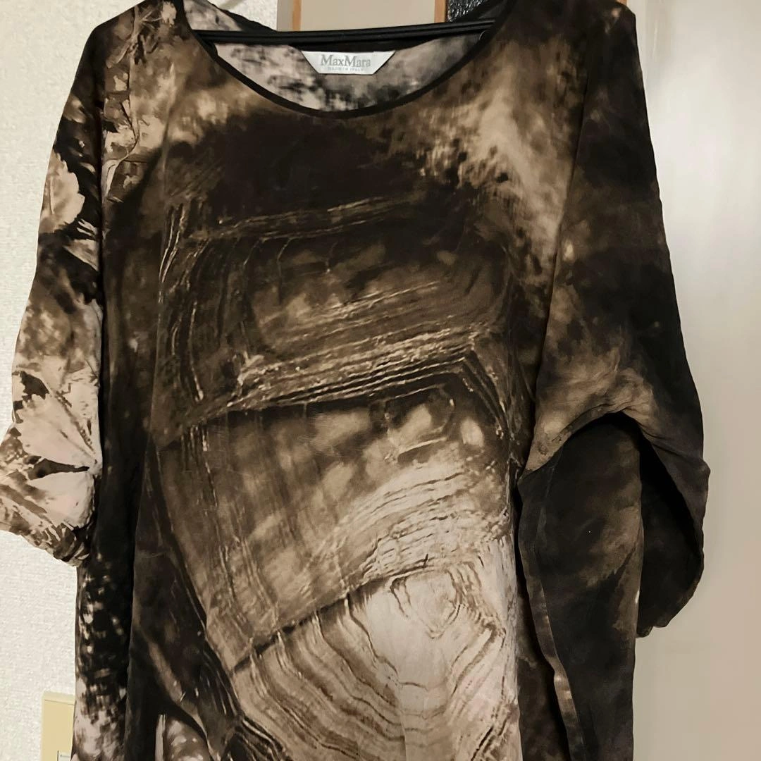 MaxMara マックスマーラ タイダイ柄 トップス カットソーの写真4枚目