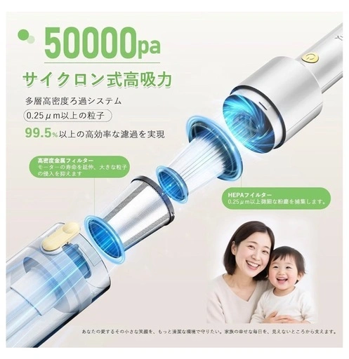 新品未開封2026進化モデル コードレス掃除機 超軽量・強力吸引の写真4枚目