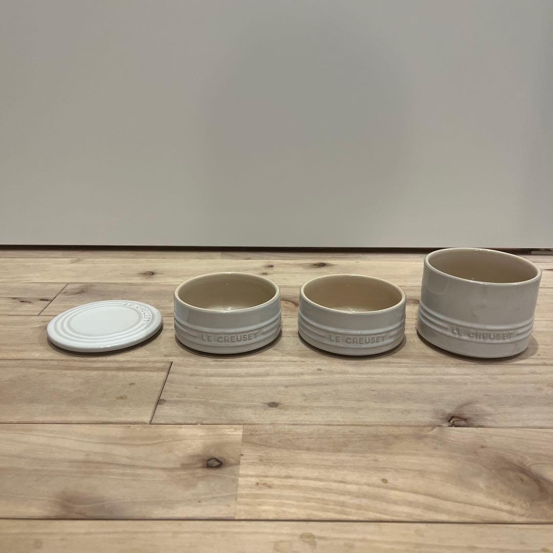 LE CREUSET スタッキングキャニスター 3段セットの写真2枚目