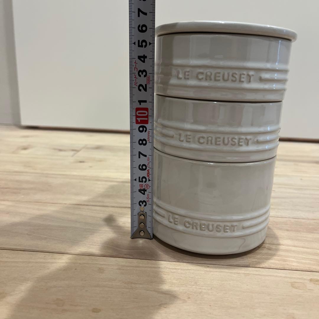 LE CREUSET スタッキングキャニスター 3段セットの写真5枚目