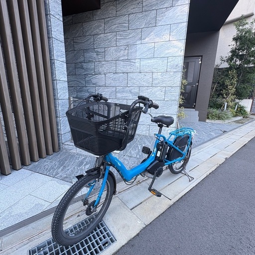 【17.4Ahバッテリー2個付】YAMAHA 電動アシスト自転車 PAS kiss ブルー②