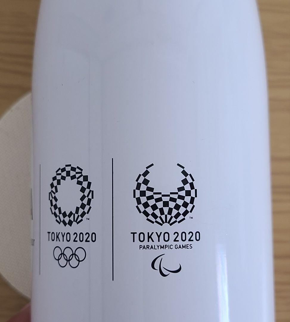 【美品】ロケットサーモボトル 420ml　VISAロゴ入りの写真2枚目
