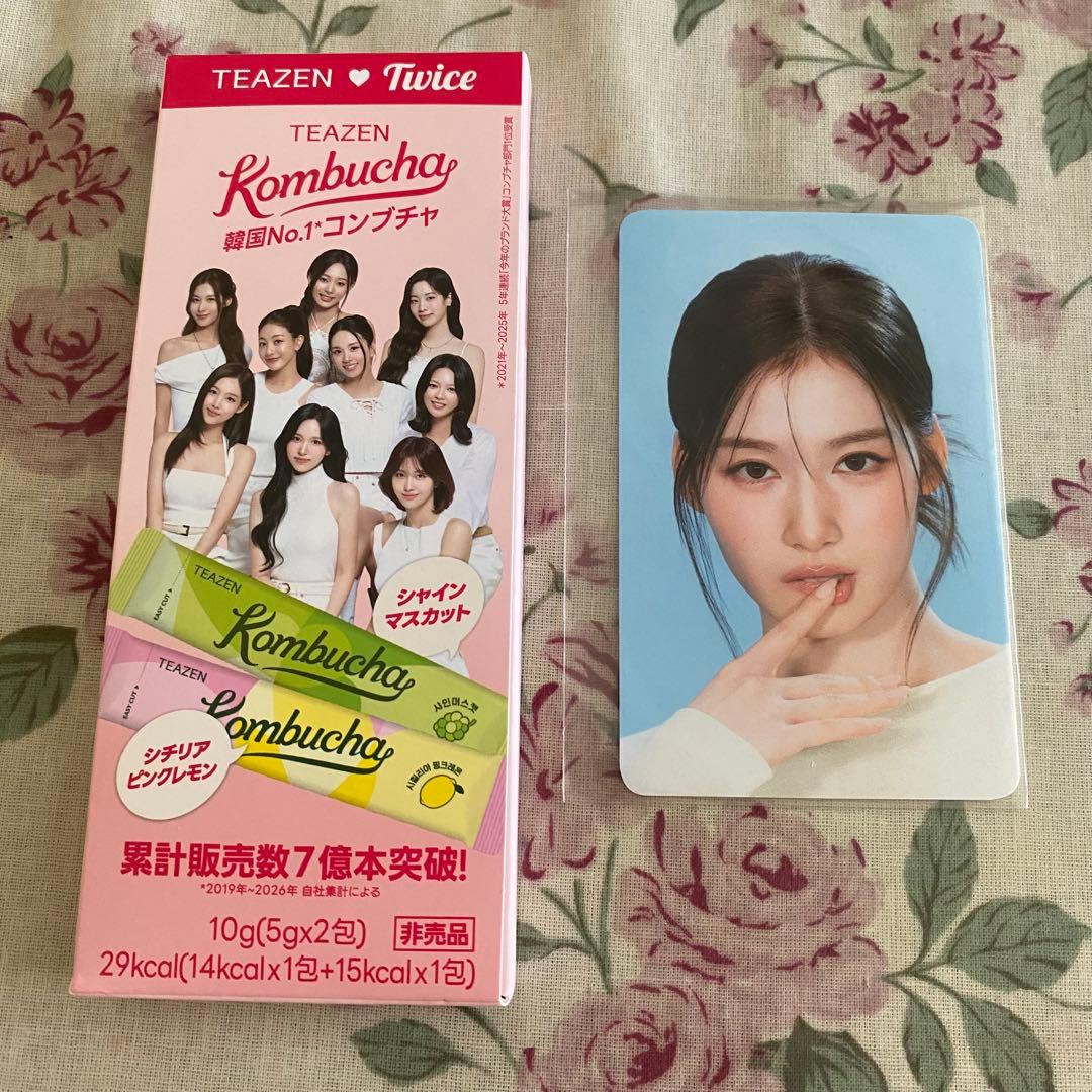 NE:AR TWICE サナ トレカ＆コンブチャ 2包セット