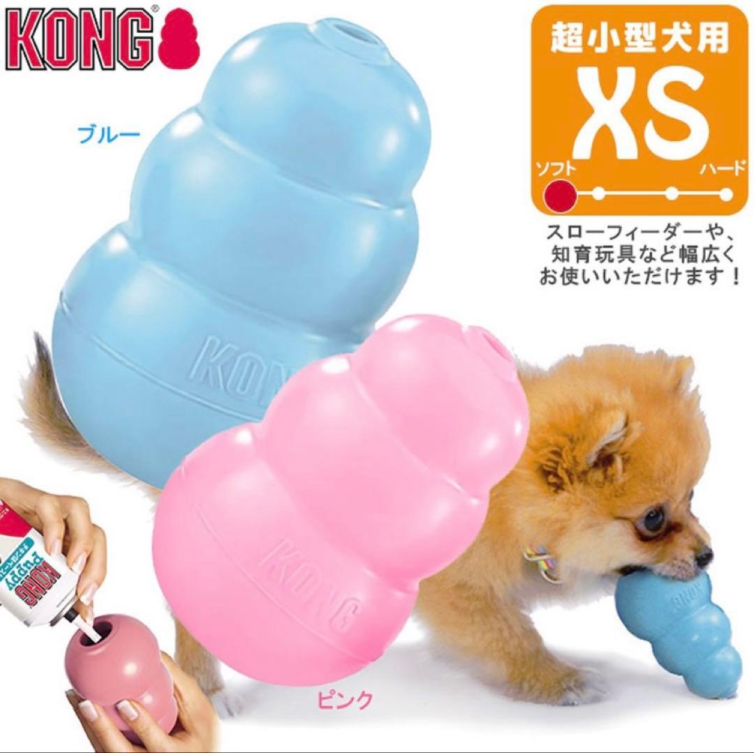 【オマケ付き】KONG コング パピーコング XSサイズ ブルーの写真5枚目