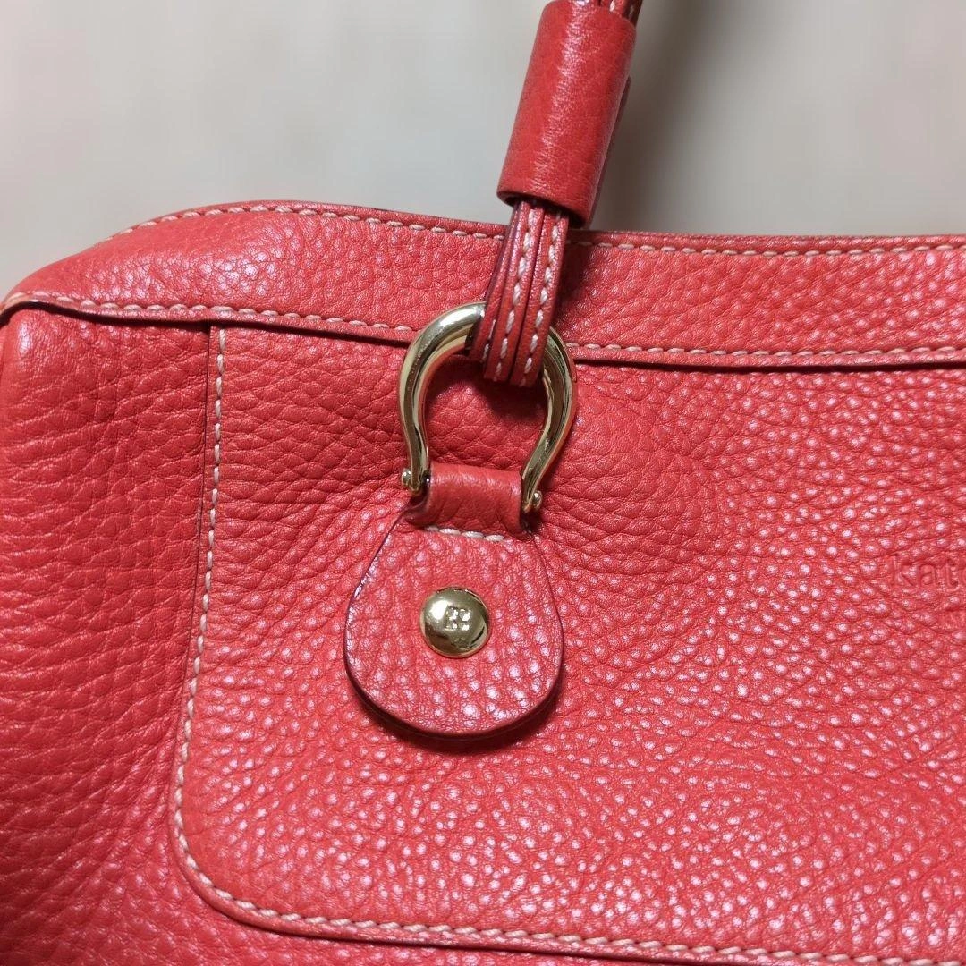 kate spade NEW YORK ハンドバッグ レッドの写真3枚目