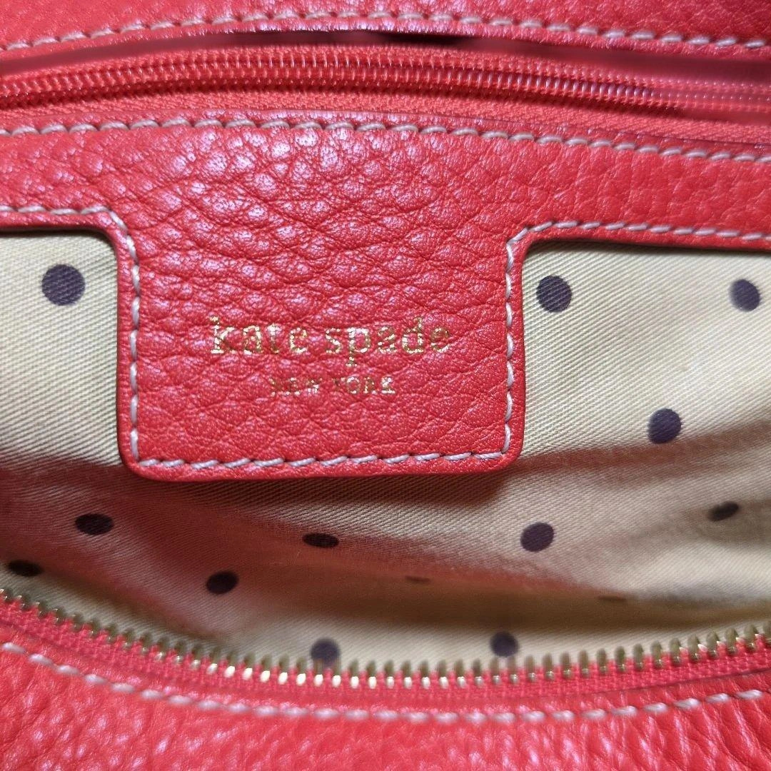 kate spade NEW YORK ハンドバッグ レッドの写真5枚目