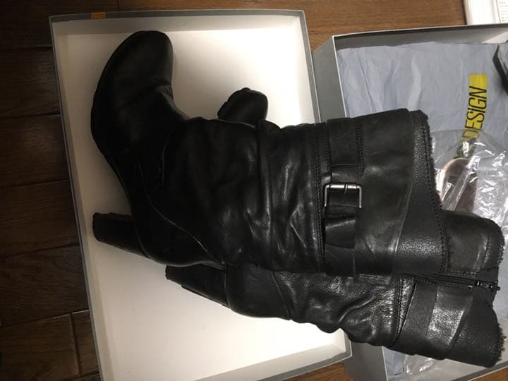 バーニーズニューヨーク購入 ミドルブーツ