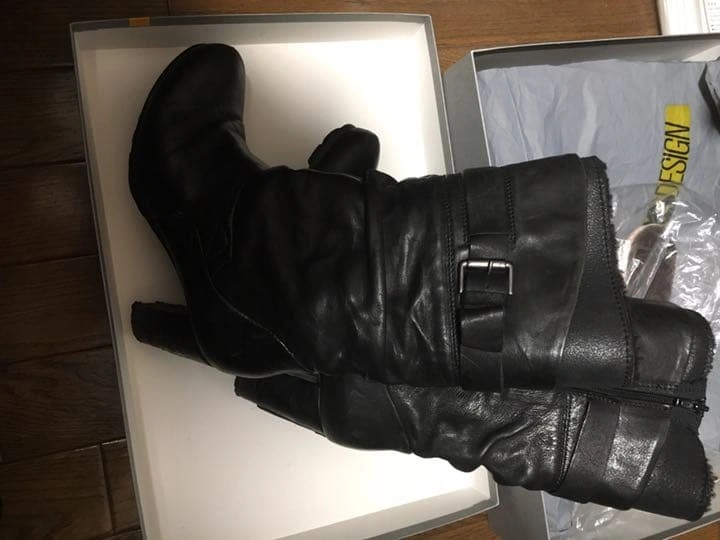 バーニーズニューヨーク購入 ミドルブーツ