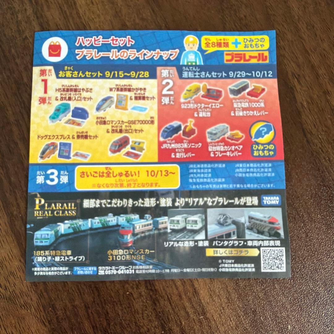 2023年 ハッピーセット プラレール 『ドッグエクスプレス&券売機セット』の写真9枚目