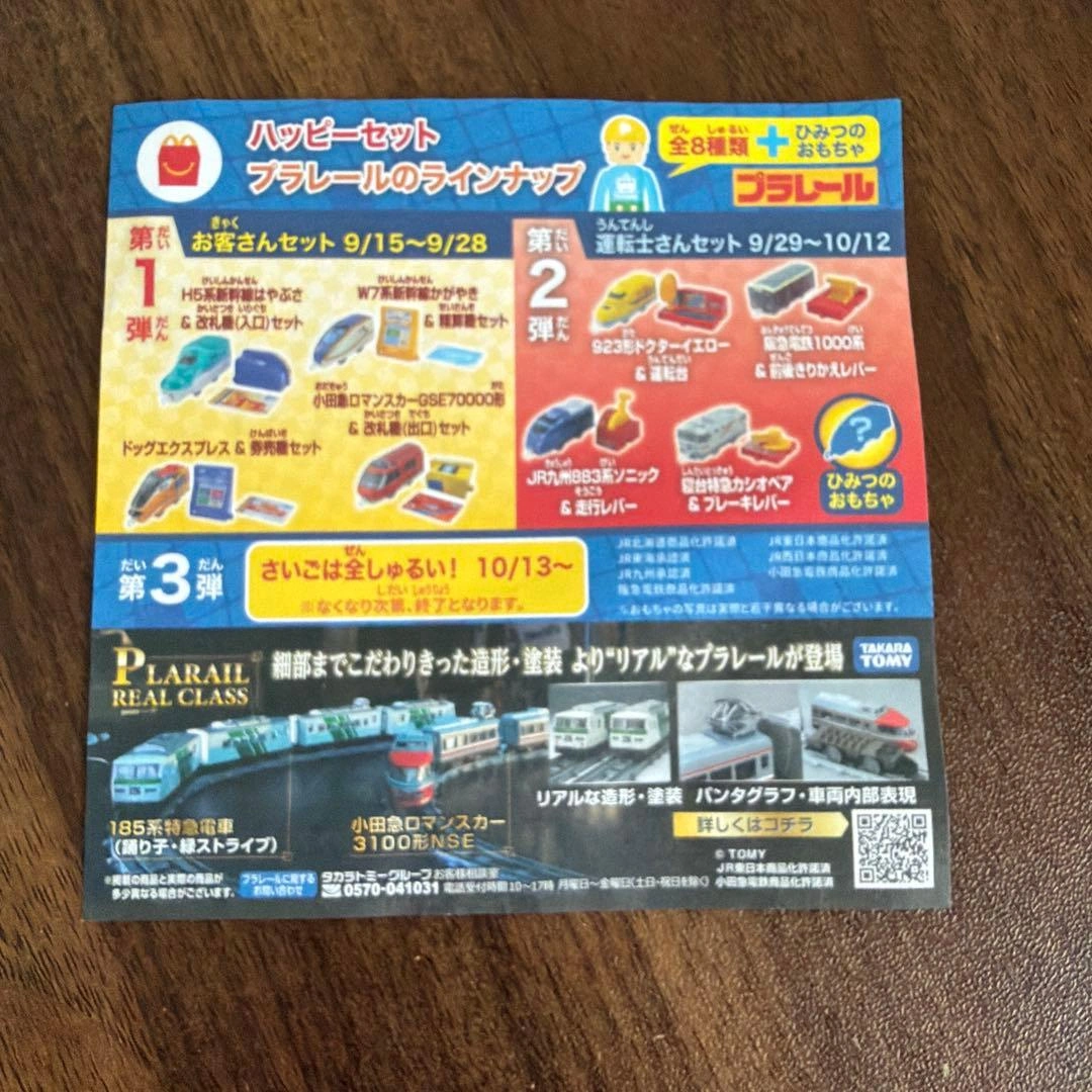 2023年 ハッピーセット プラレール 『ドッグエクスプレス&券売機セット』の写真9枚目