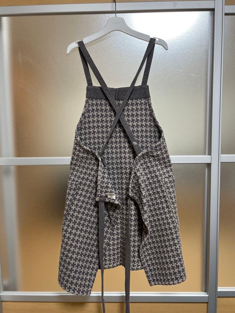 【美品】studio CLIP スタディオクリップ エプロン　グレーの写真6枚目
