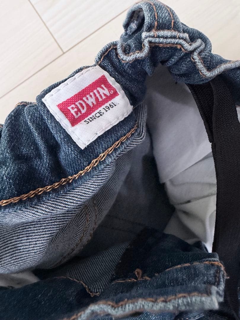 EDWIN キッズ デニムパンツ 160cmの写真7枚目