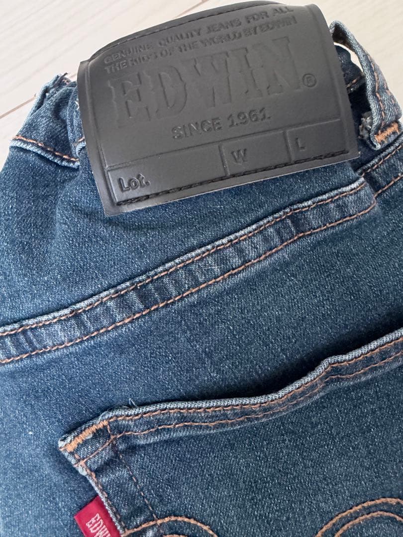 EDWIN キッズ デニムパンツ 160cmの写真10枚目